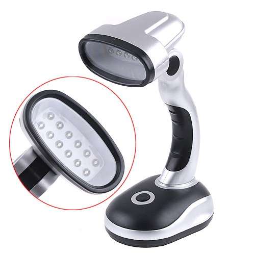 Battery-Powered Cordless Mini 12 LED Emergency Desk Lamp